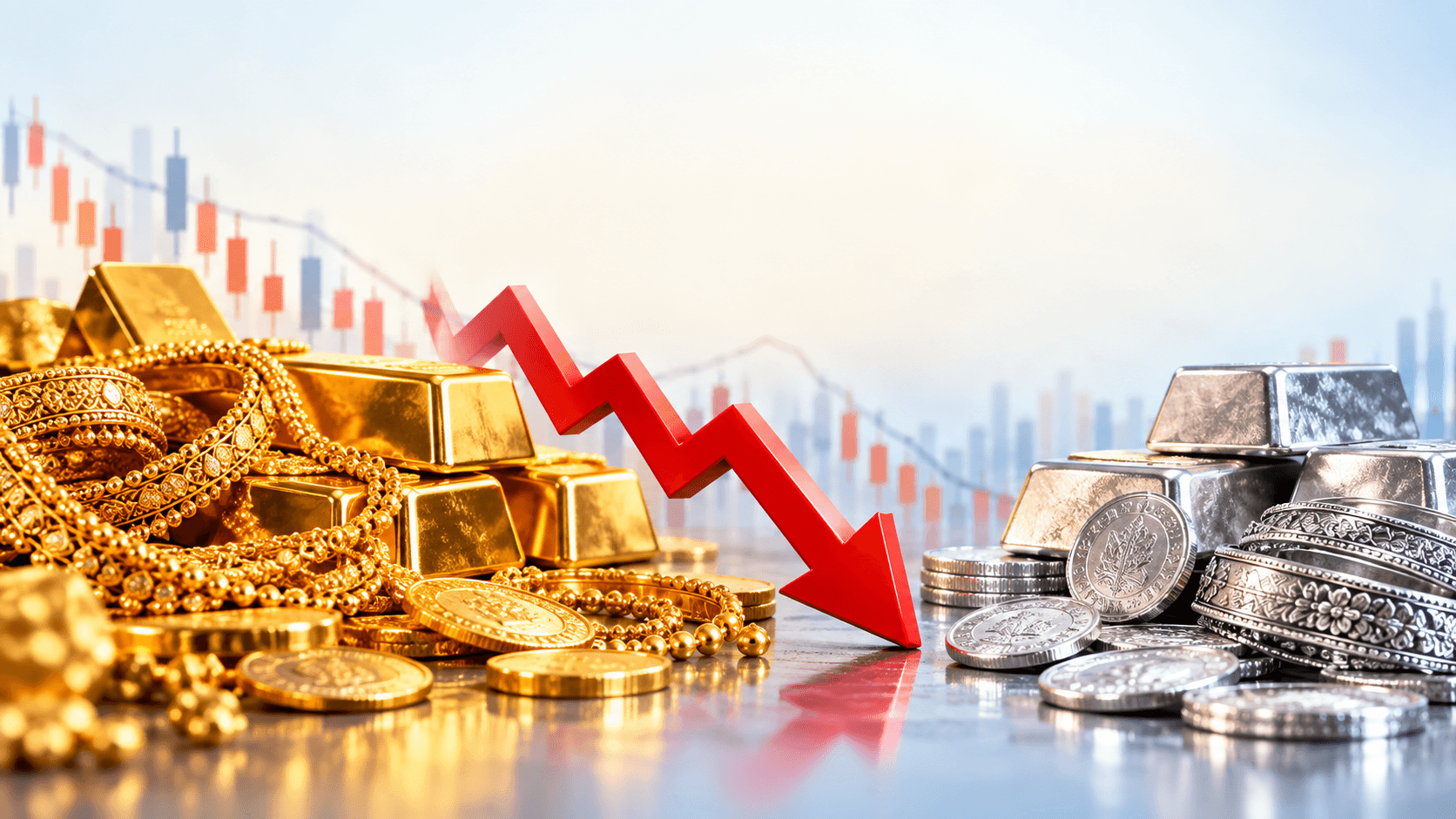 Gold Price : સોના-ચાંદીમાં મોટો કડાકો! જાણો તમારા શહેરમાં આજનો લેટેસ્ટ ભાવ!